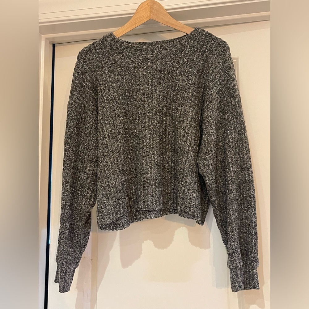 Zara Trafaluc Charcoal Knit Women's Sweater